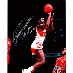 Dominique Wilkins Signed 8x10 Photo Atlanta Hawks - PSA/DNA NBA Dunk Champ
